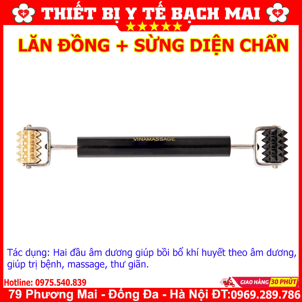 Lăn Đồng Sừng Gai (hai đầu trụ) - Dụng Cụ Diện Chẩn