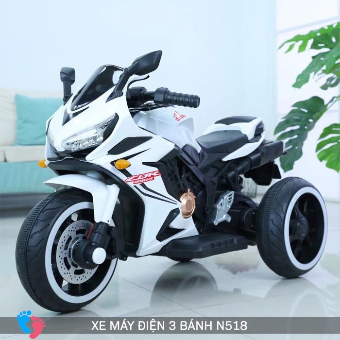 Xe mô tô điện 3 bánh sáng đèn N-518