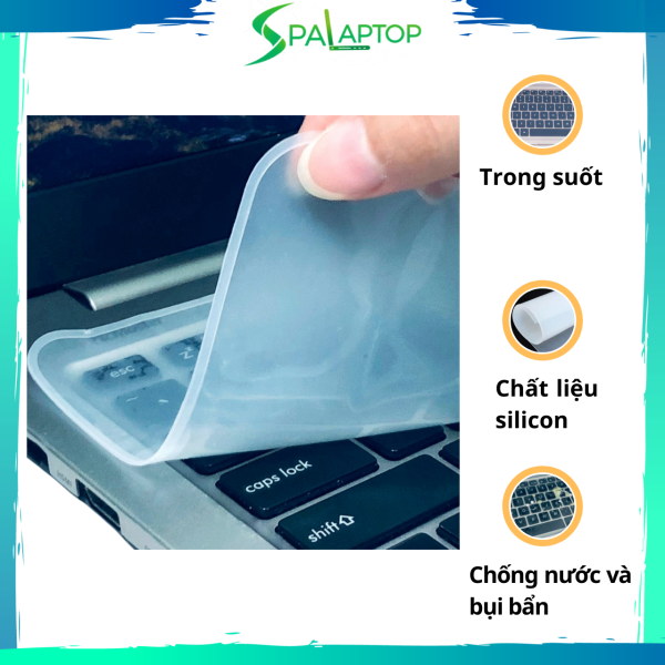 Tấm phủ bàn phím Laptop silicon siêu nhỏ gọn chống nước bảo vệ Laptop - Spalaptop