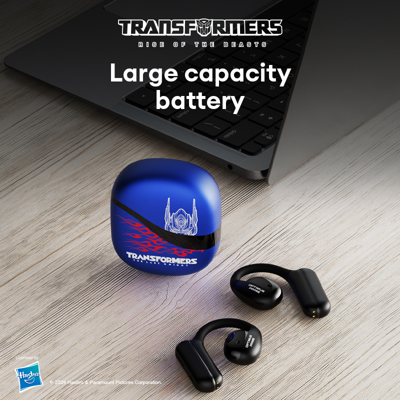 Transformers TF-T21 Wireless Bluetooth Headset Hanging ear type Not in ear Open Bluetooth 5.4 Bone conduction concept Long battery life Call noise reduction