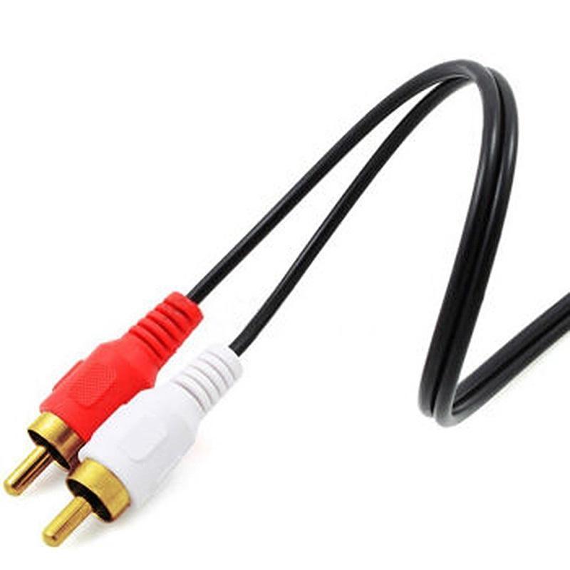 Dây loa 1 đầu 3.5 ra 2 AV [dài 2m]