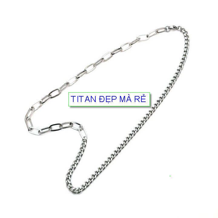 Eye pendant chain male titanium wire type 2 eyelets-commitment 1 Đổi 1 if rust