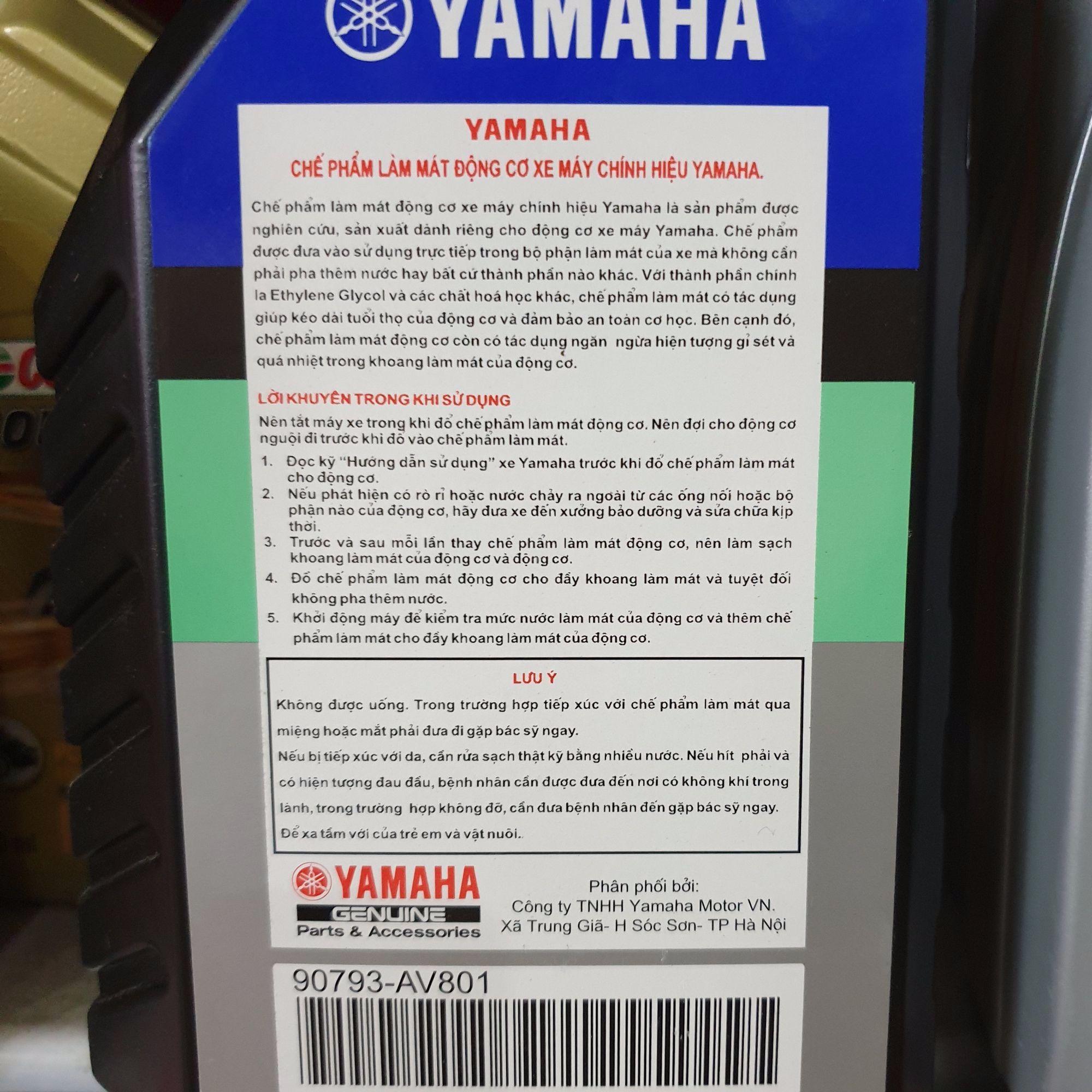 NƯỚC MÁT YAMAHA 500ml và 1L
