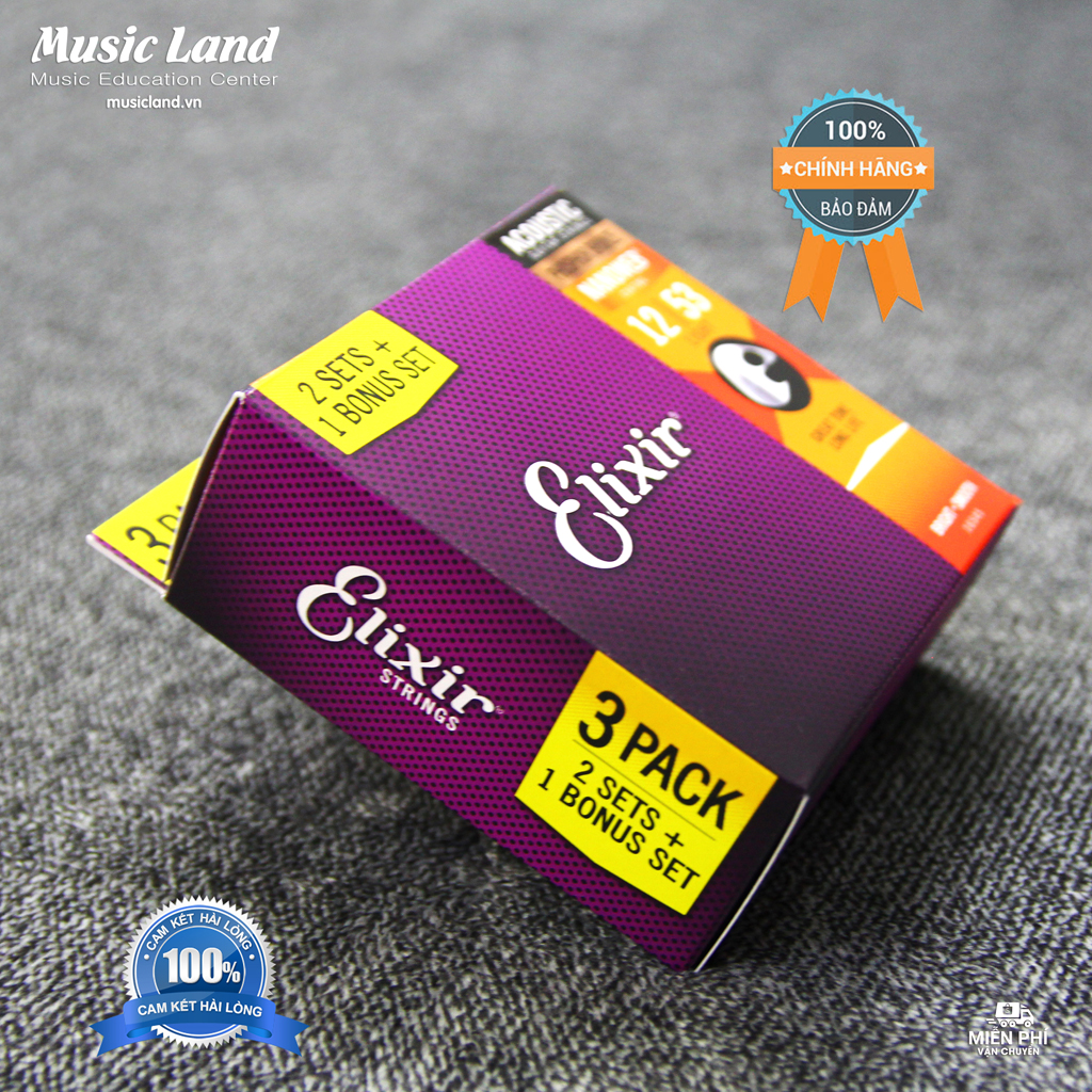 Dây Đàn Guitar Acoustic Elixir 16545 - Chính Hãng USA