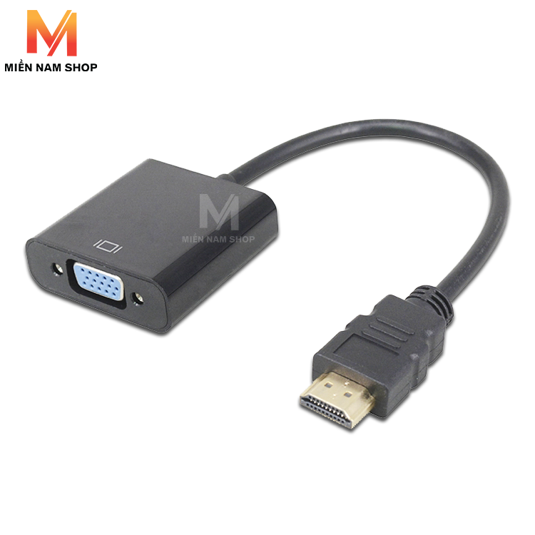 Cáp chuyển đổi HDMI sang VGA (Đen)