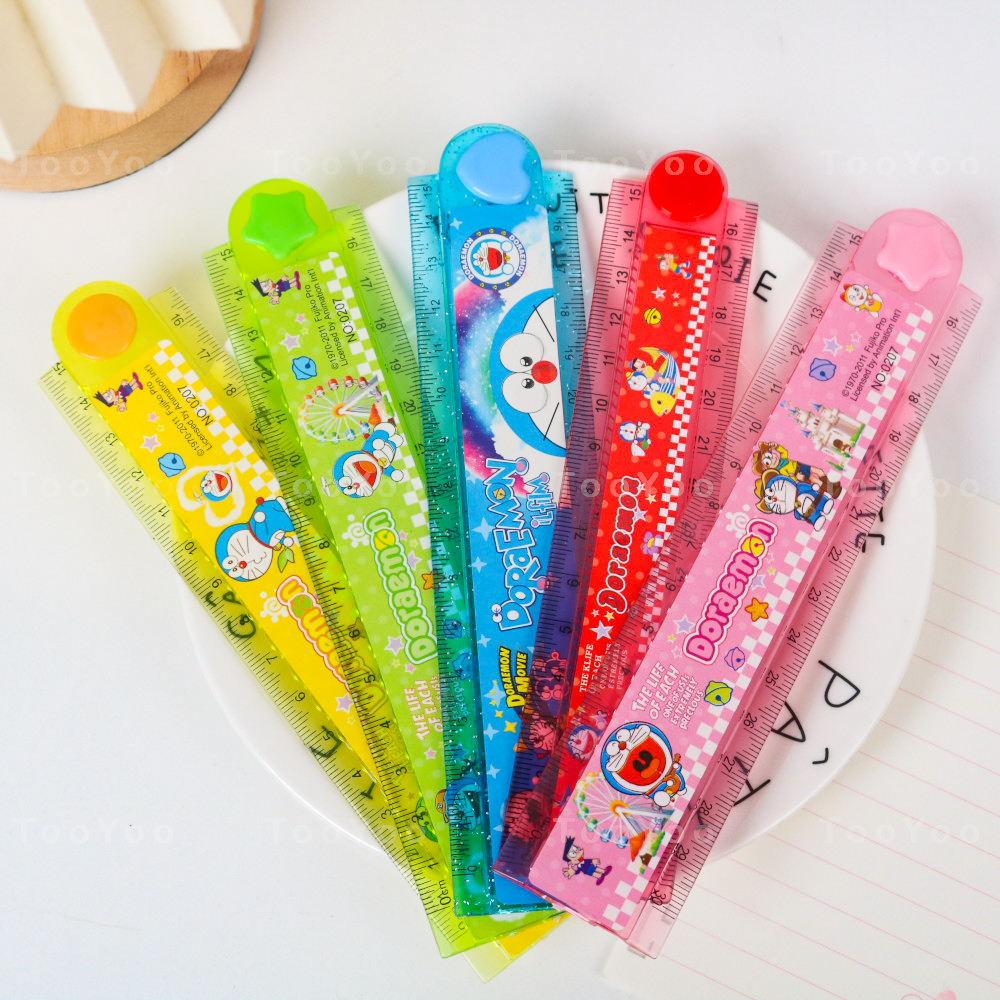 Thước kẻ gập đôi dài 30cm DORAEMON DOREMON dễ thương cute MON0279