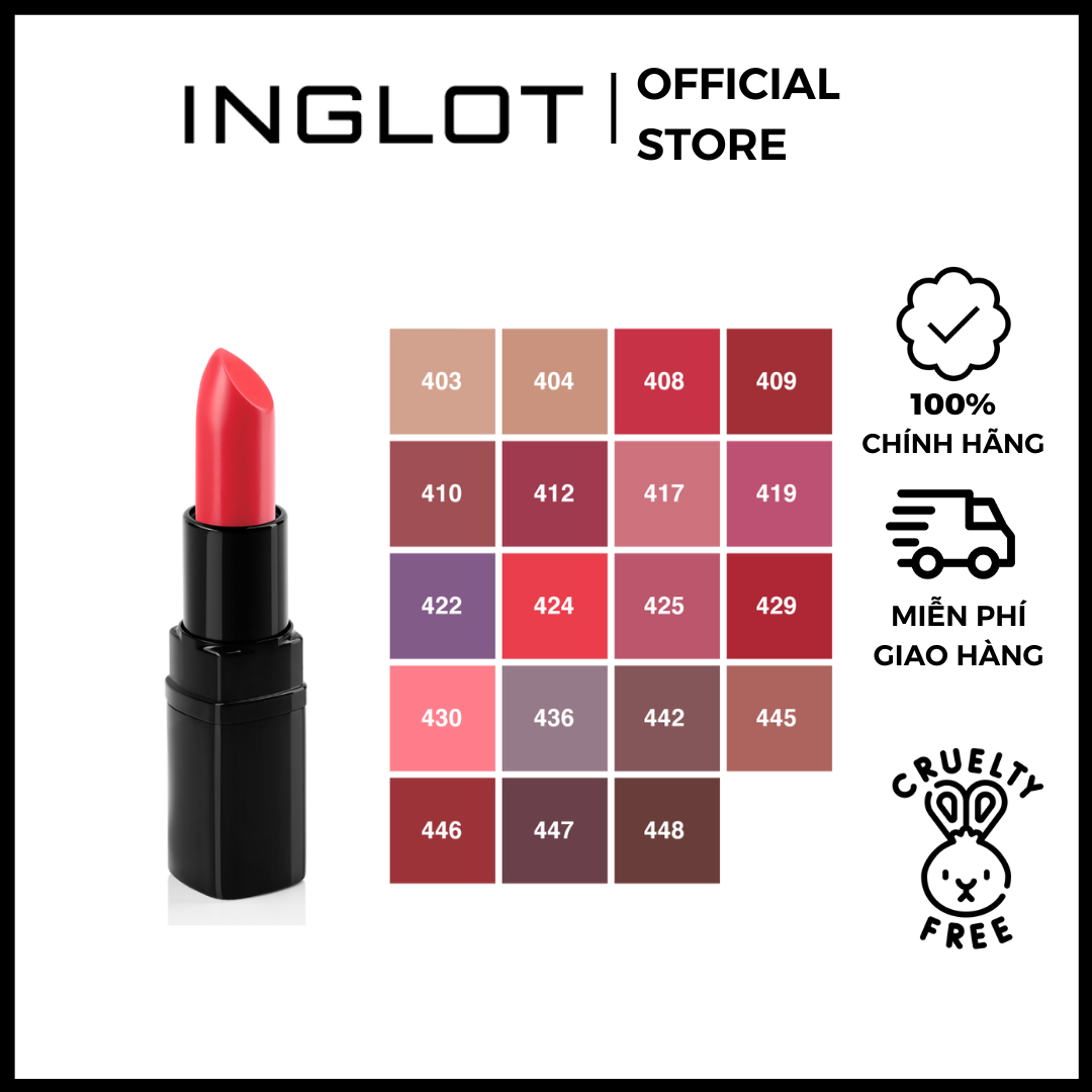 Son thỏi dạng lì Lipstick Matte (4.5g) INGLOT