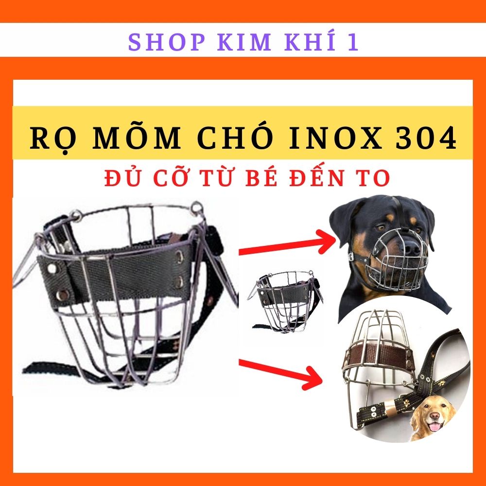 Dọ mõm chó to bé inox