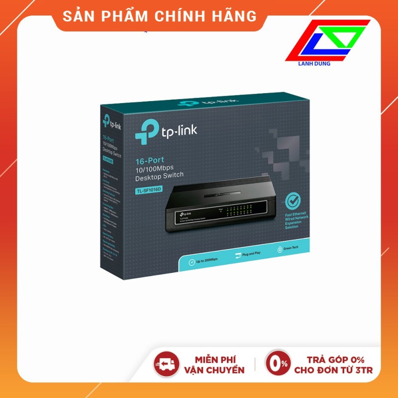 CHÍNH HÃNGBộ chia mạng TP-Link TL SF1016D 16-port 10/100Mbps