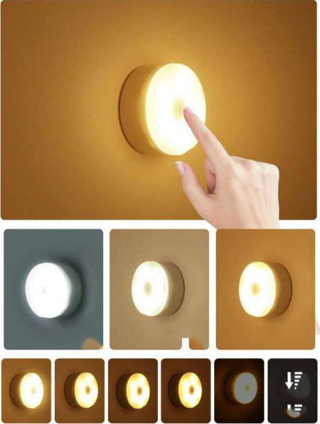 Đèn Led Thông Minh Cảm Ứng Dán Tường Sạc USB (Có Công Tắc)