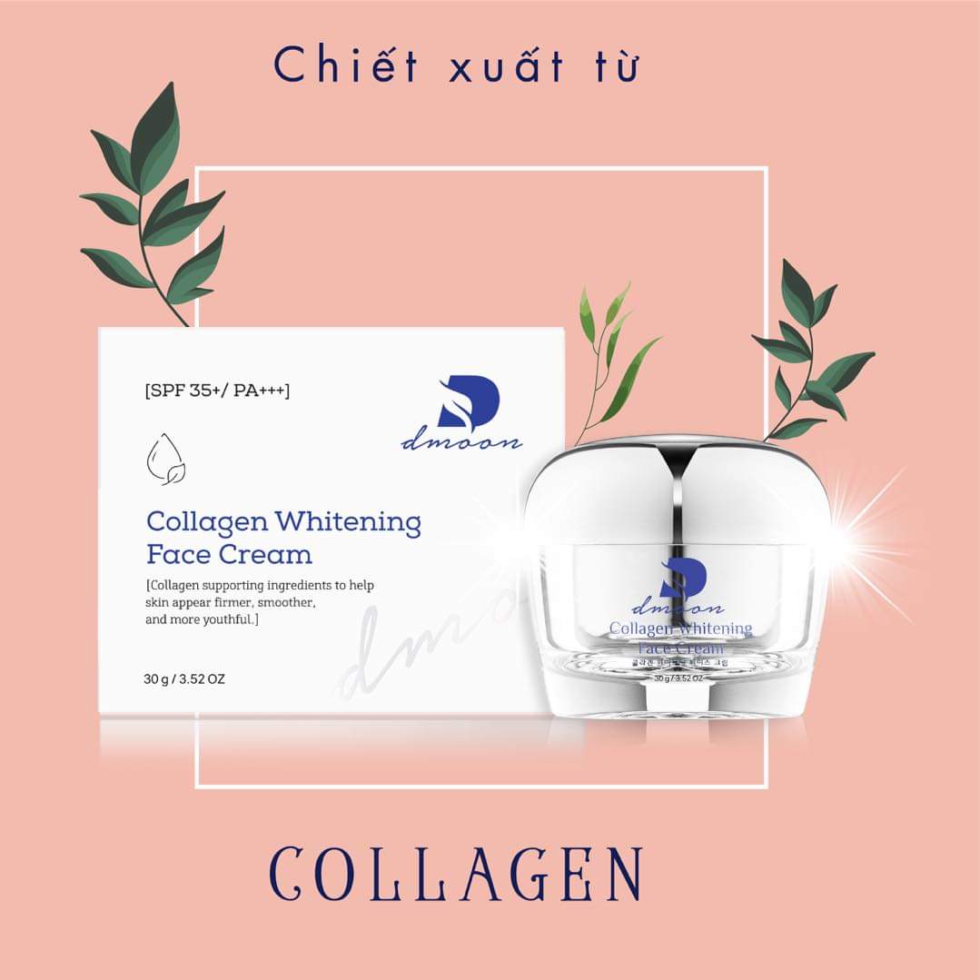 [HCM]Kem Dưỡng Da Mặt Dmoon Collagen Whitening Face Cream