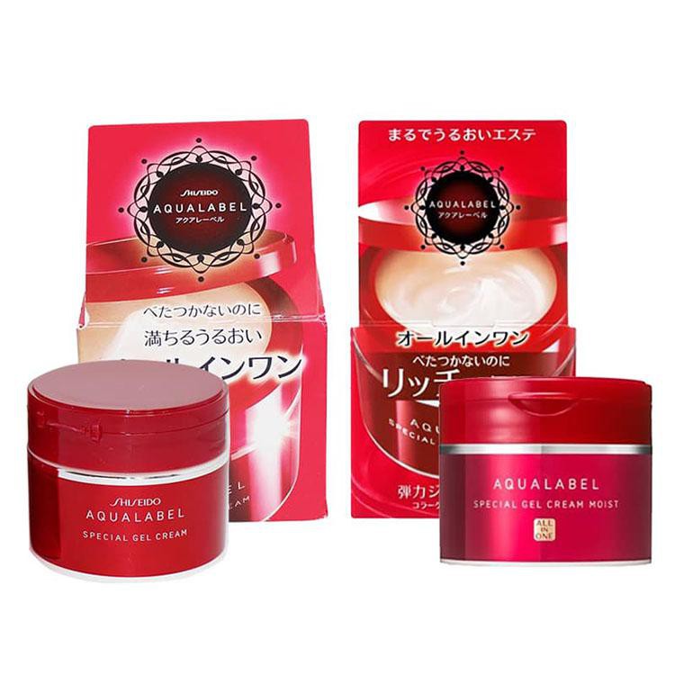 Kem Dưỡng Da Shiseido Aqualabel Đỏ Của Nhật
