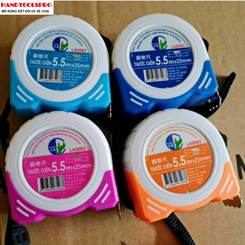 Thước cuộn 5.5m và 8m bản 25mm chống va đập buddy la0062