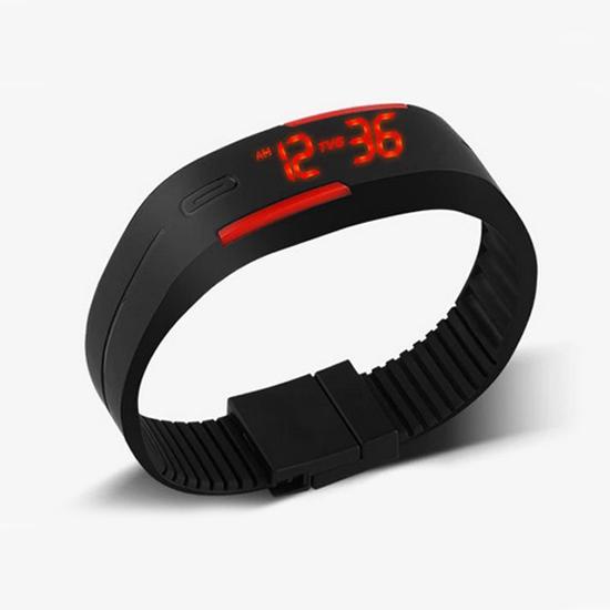 Đồng hồ led thể thao dây nhựa dẻo