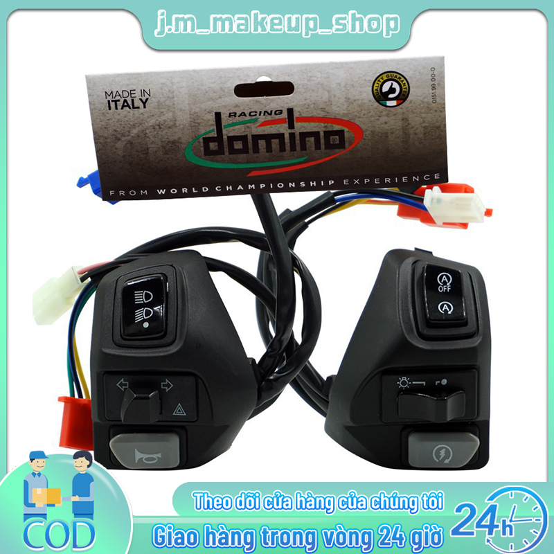 COD công tắc gắn tay lái,Bộ cùm công tắc Yamaha Trái Phải Hazard Passing