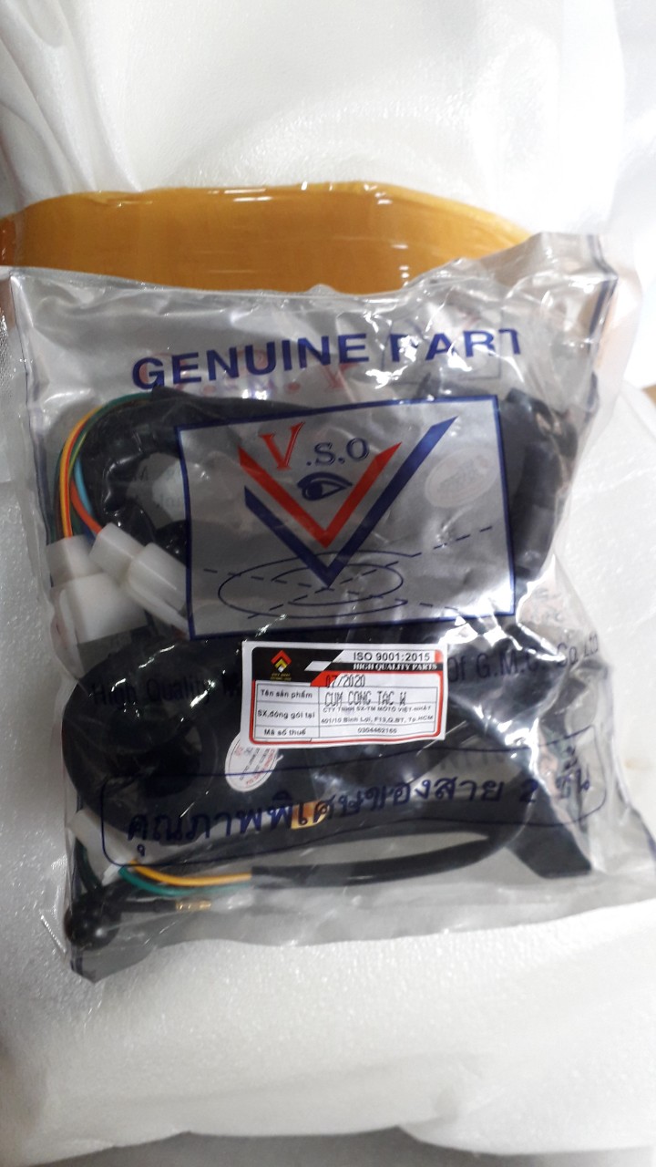 Cặp cùm công tắc xe wave anpha Zx wave 110 thái