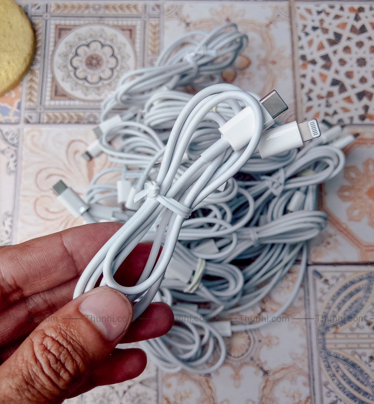 Cáp sạc cho iPhone, iPad, Cáp Lightning chính hãng, USB-C - Lightning (1m)