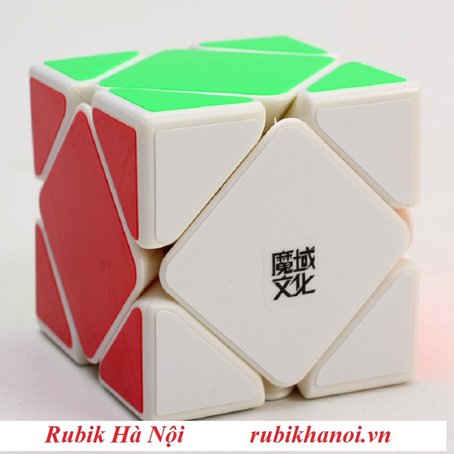 Rubik Skewb Moyu Trắng Cao Cấp