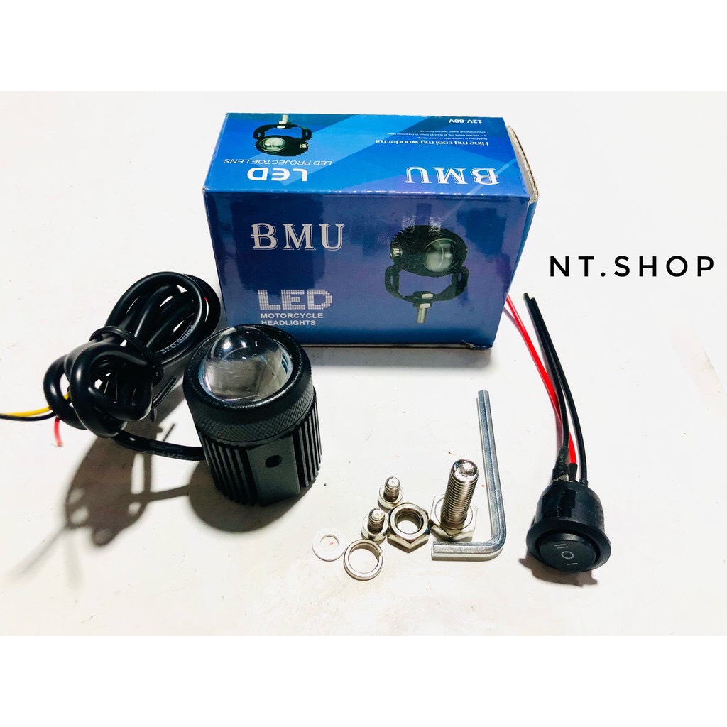 Đèn trợ sáng bi cầu mini 2 chế độ BMU Hót 2024