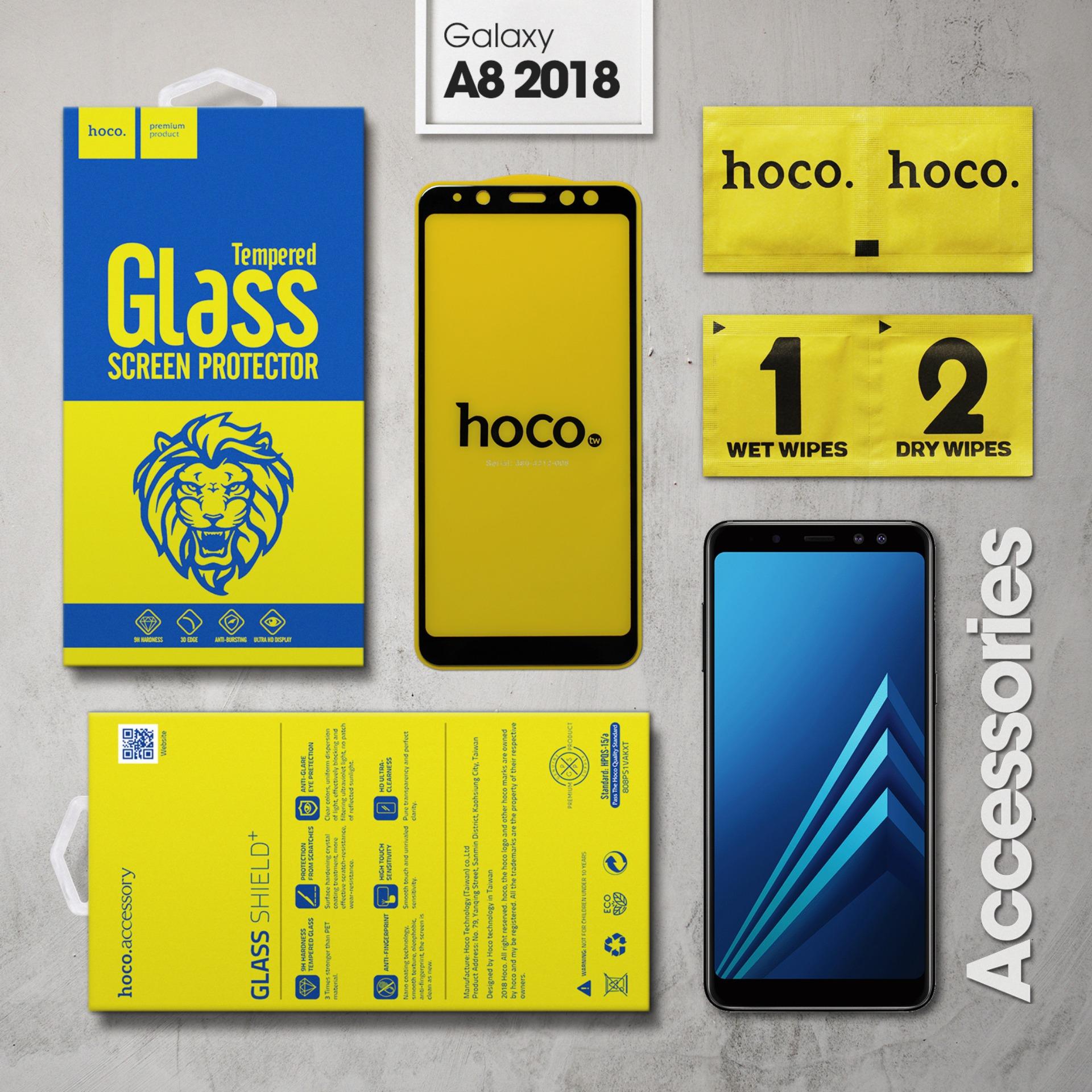 Kính cường lực cho samsung galaxy a8 2018 full lcd hiệu hoco
