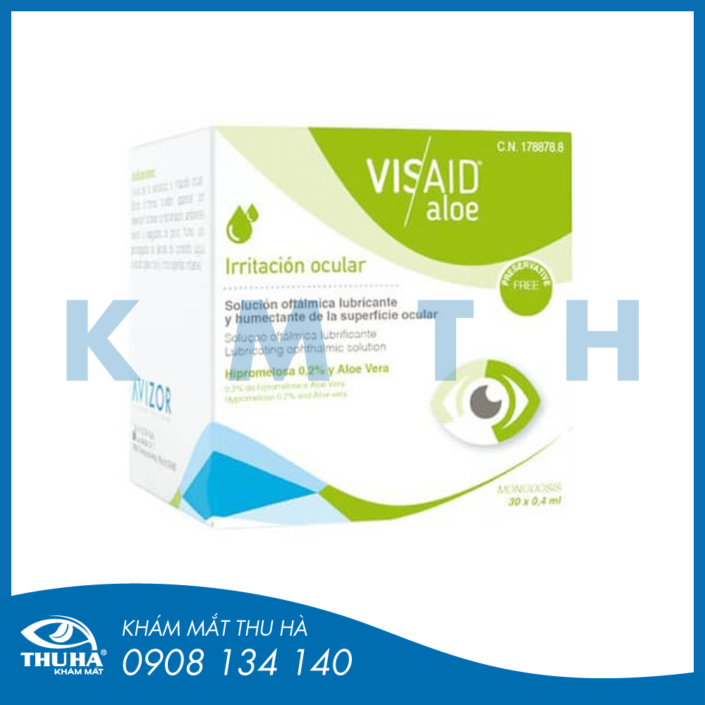 Dung dịch nhỏ mắt VISAID ALOE (Hộp 30x0.4ml)