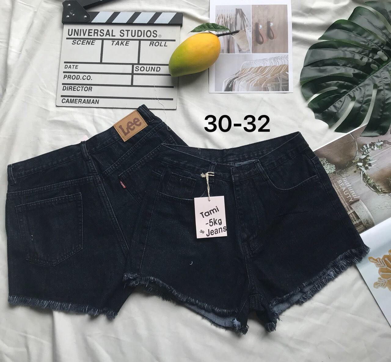 Quần short jean nữ từ size 30 đến 35