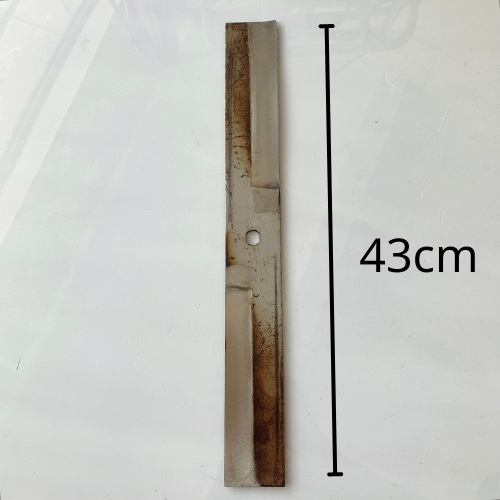 Lưỡi dao lắp máy thái chuối dài 43cm trục 14mm. Lỗ Vuông