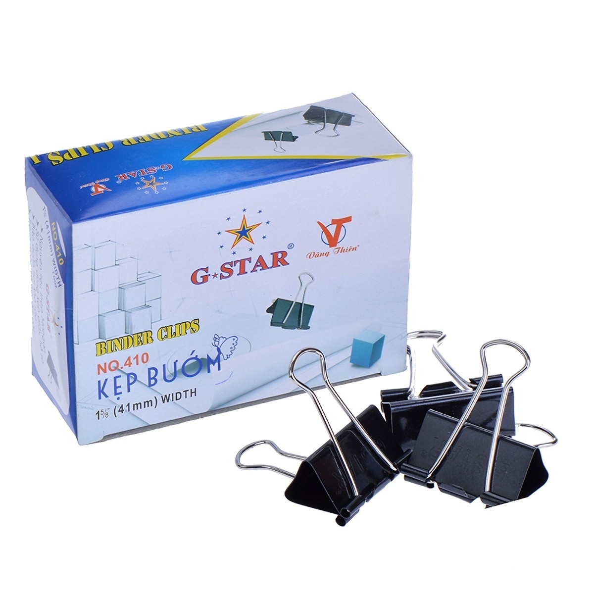 Hộp 12 cái kẹp bướm g-star 41mm
