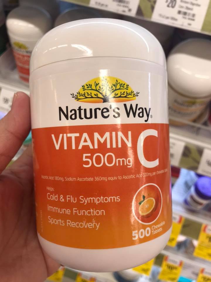 Vitamin C Nature's Way 500mg 500 viên