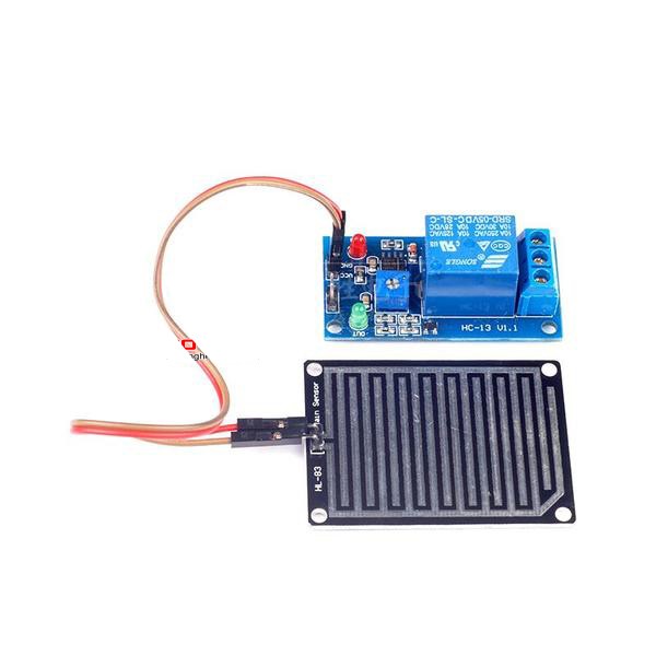 Mạch cảm biến mưa Công suất 10A có rơ le tích hợp 220V dùng nguồn nuôi 5V hoặc 9V hoặc 12V
