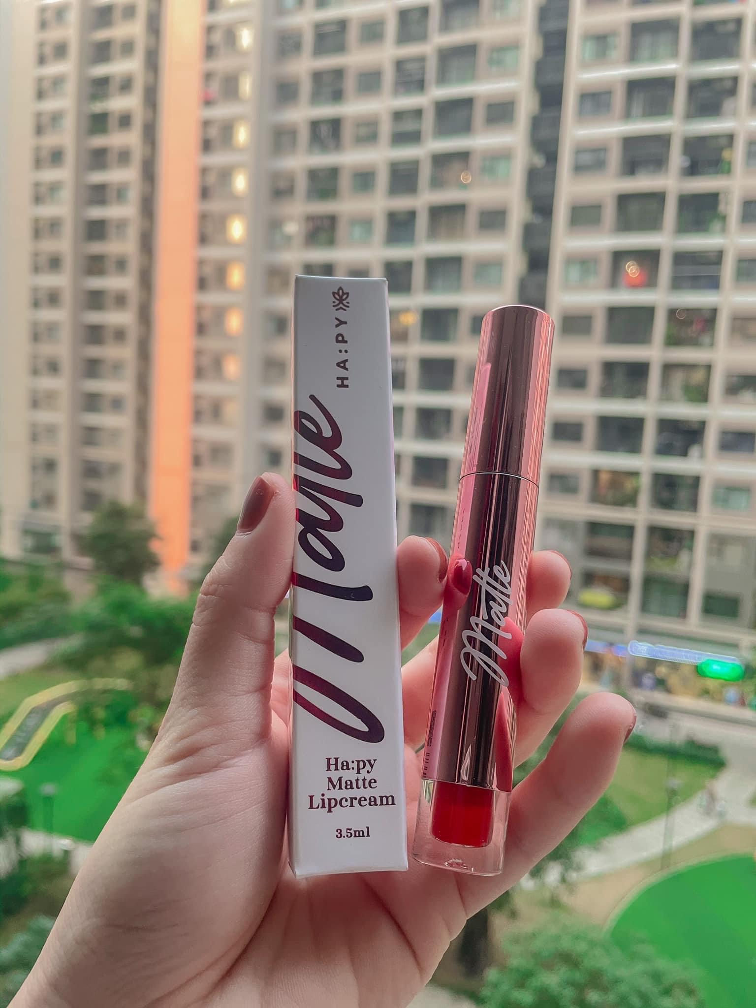 [ MUA 1 TẶNG 1 ] Son kem lì Happy Matte Lipcream