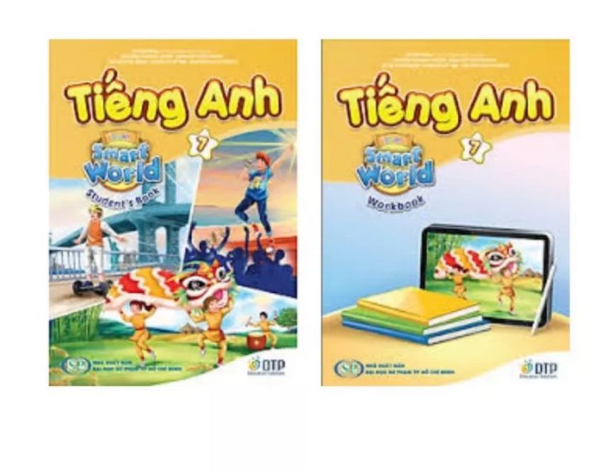Sách - Sách Tiếng Anh Lớp 7 I-Learn Smart World - Student's Book + Workbook (Bộ 2 Cuốn)