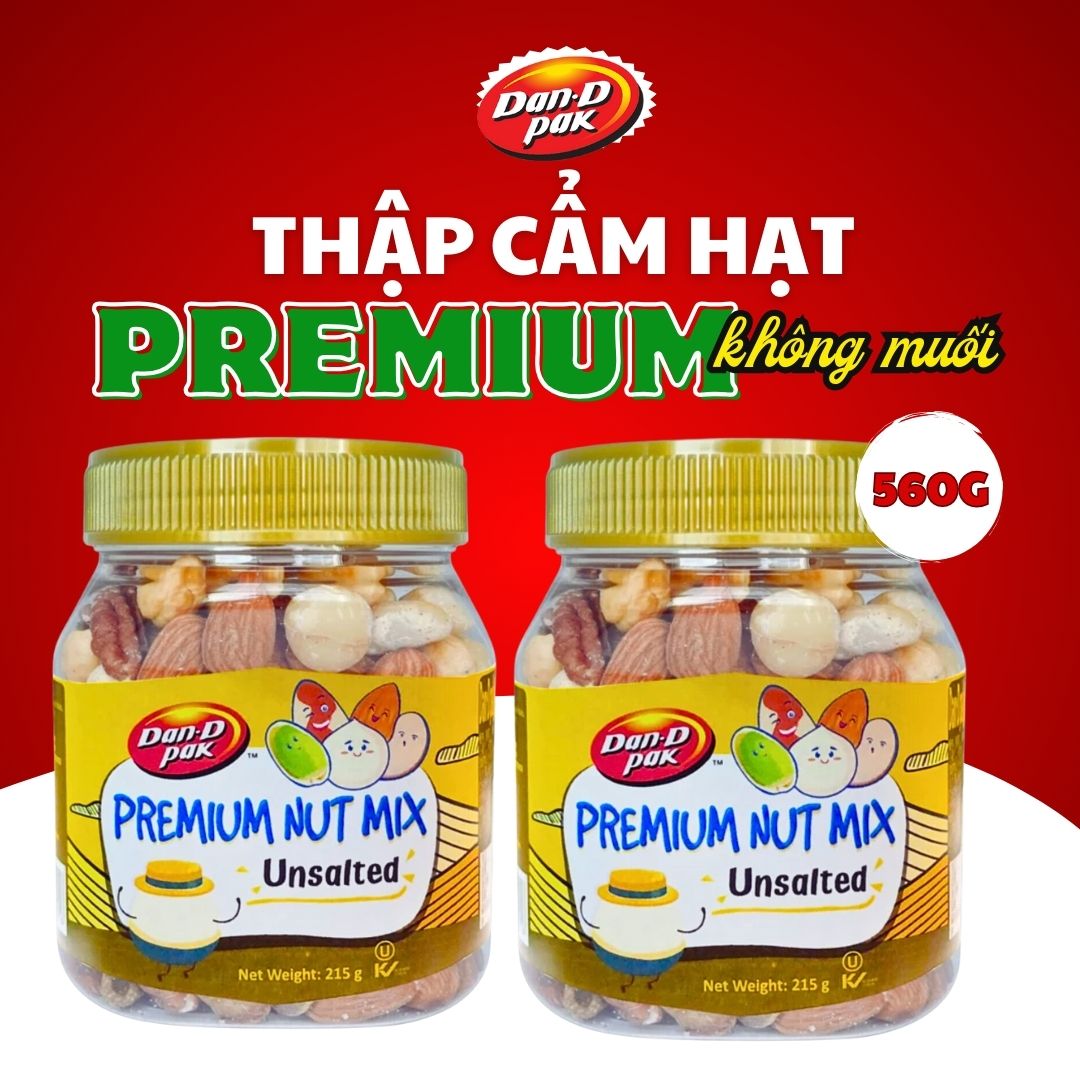 [Chính hãng] Thập cẩm hạt Premium 215g Dan D Pak