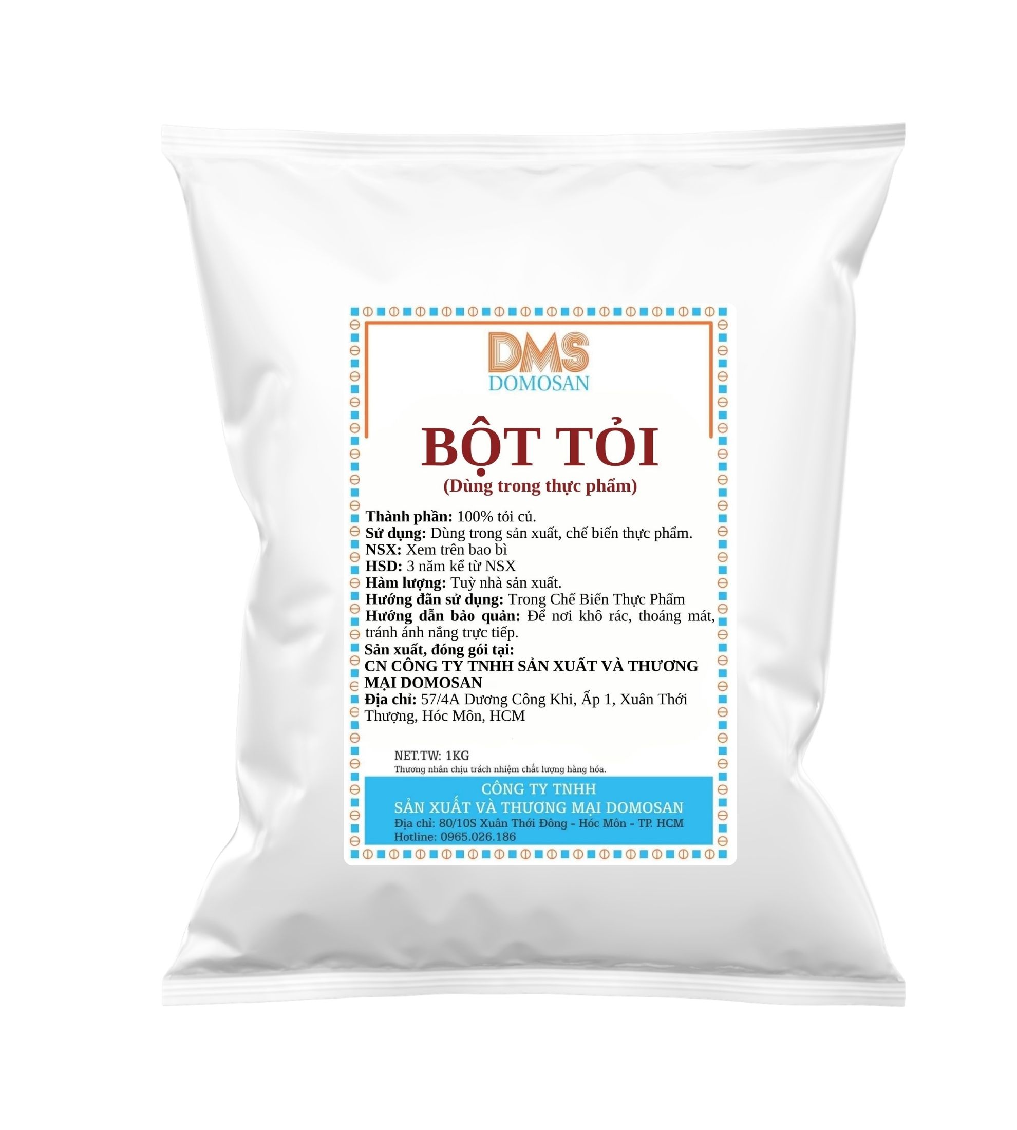 1KG BỘT TỎI - TỎI SẤY XAY MỊN