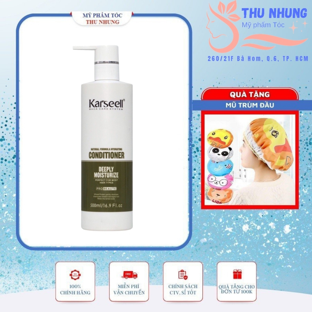 Dầu xả làm sạch gàu Karseell Deeply Moisture Conditioner 500ml