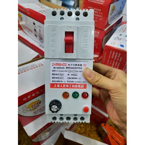 Attomat chống mất pha 100A