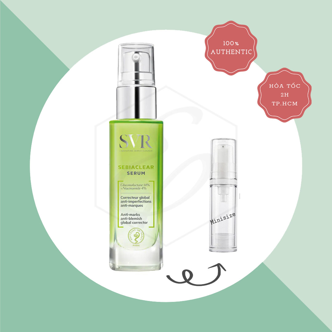 Tinh chất giảm mụn, làm mờ thâm svr sebiaclear serum - 30ml