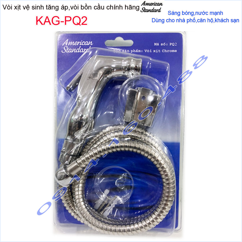 [HCM]Vòi xịt American Standard chính hãng KAG-PQ2, rửa vệ sinh hand spray nhấn êm tia nước mạnh sử dụng tốt