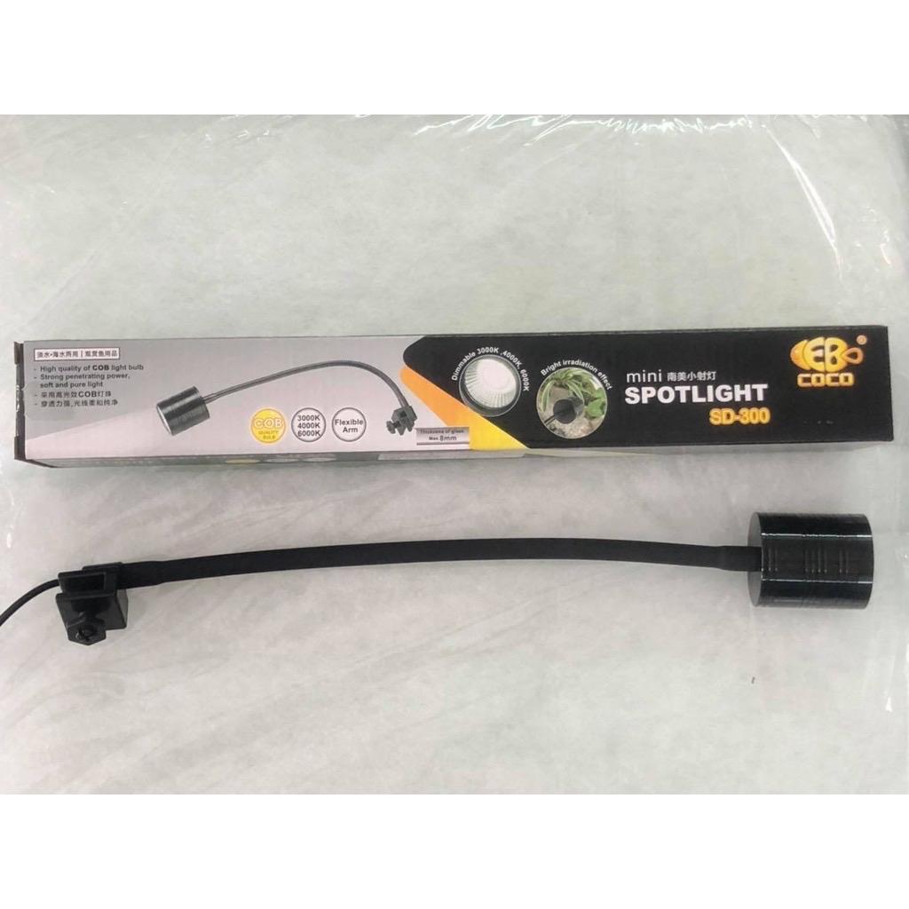 Đèn Led Rọi Coco 3 Chế Độ Màu Cho Bể Cá SD-300 3w, 5w, 7w