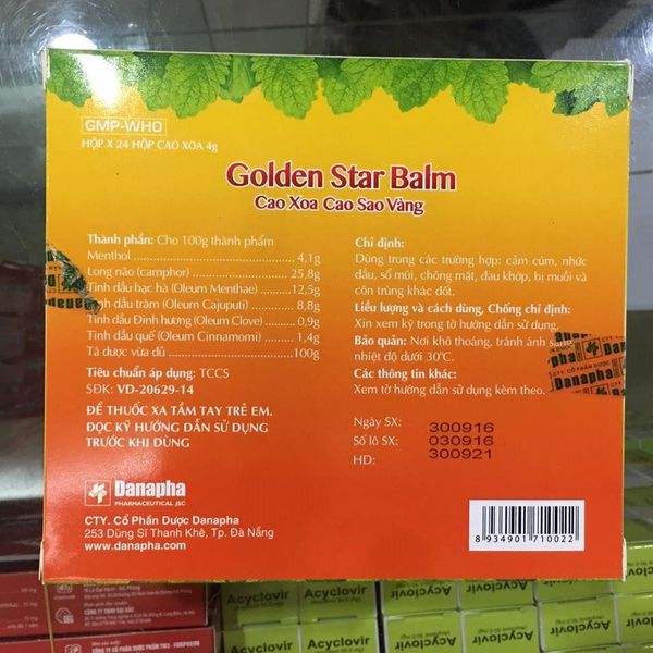 CAO XOA CAO SAO VÀNG 16G
