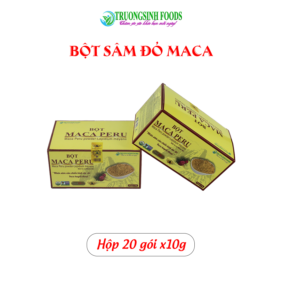 BỘT SÂM MACA PERU ĐỎ - Maca for women - Hộp 200g, 450g