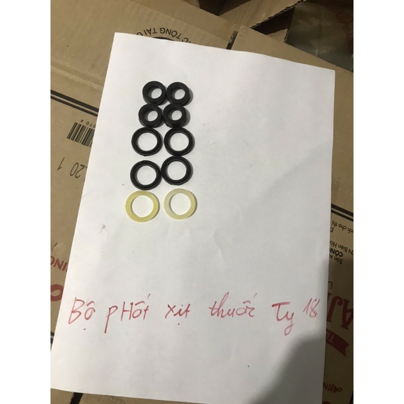 [HCM]Bộ phớt ( phốt) máy xit thuoc  sử dụng ty 18 (2 BỘ)