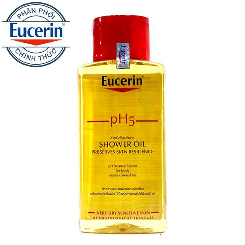 HCMEucerin Dầu tắm cho da nhạy cảm pH5 Skin-Protection Shower Oil 200ml