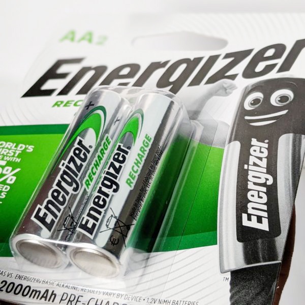 Combo 10 vỉ pin sạc AA Energizer 2000mAh ( 1 vỉ 2 viên ) chính hãng