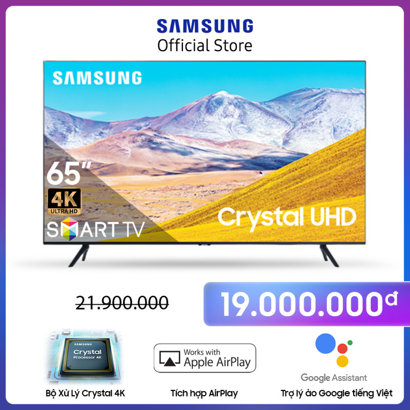 65TU8100 - Smart Tivi Samsung 4K 65 inch TU8100 2020 chính hãng