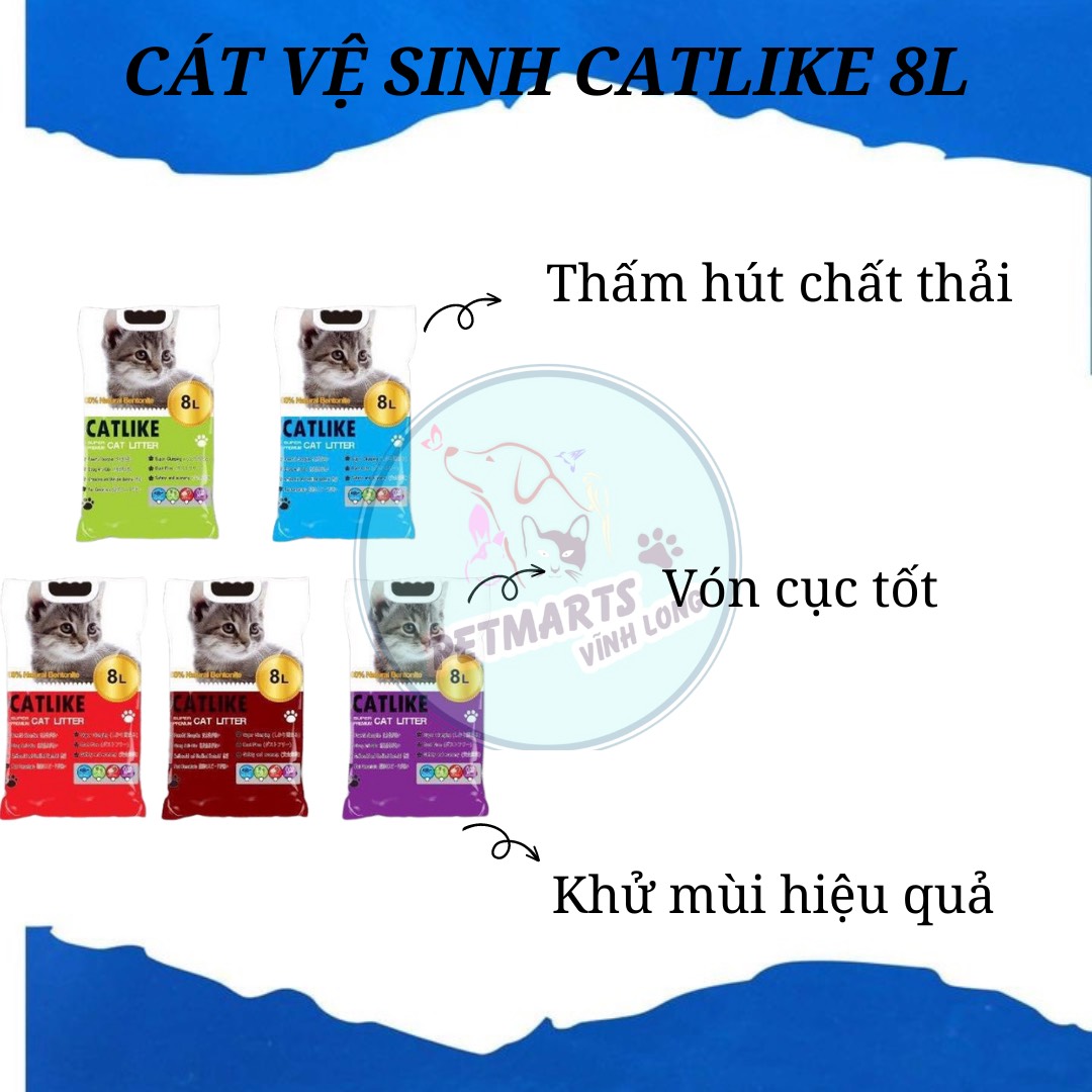 🍀 Cát vệ sinh cho mèo Catlike 8L🍀