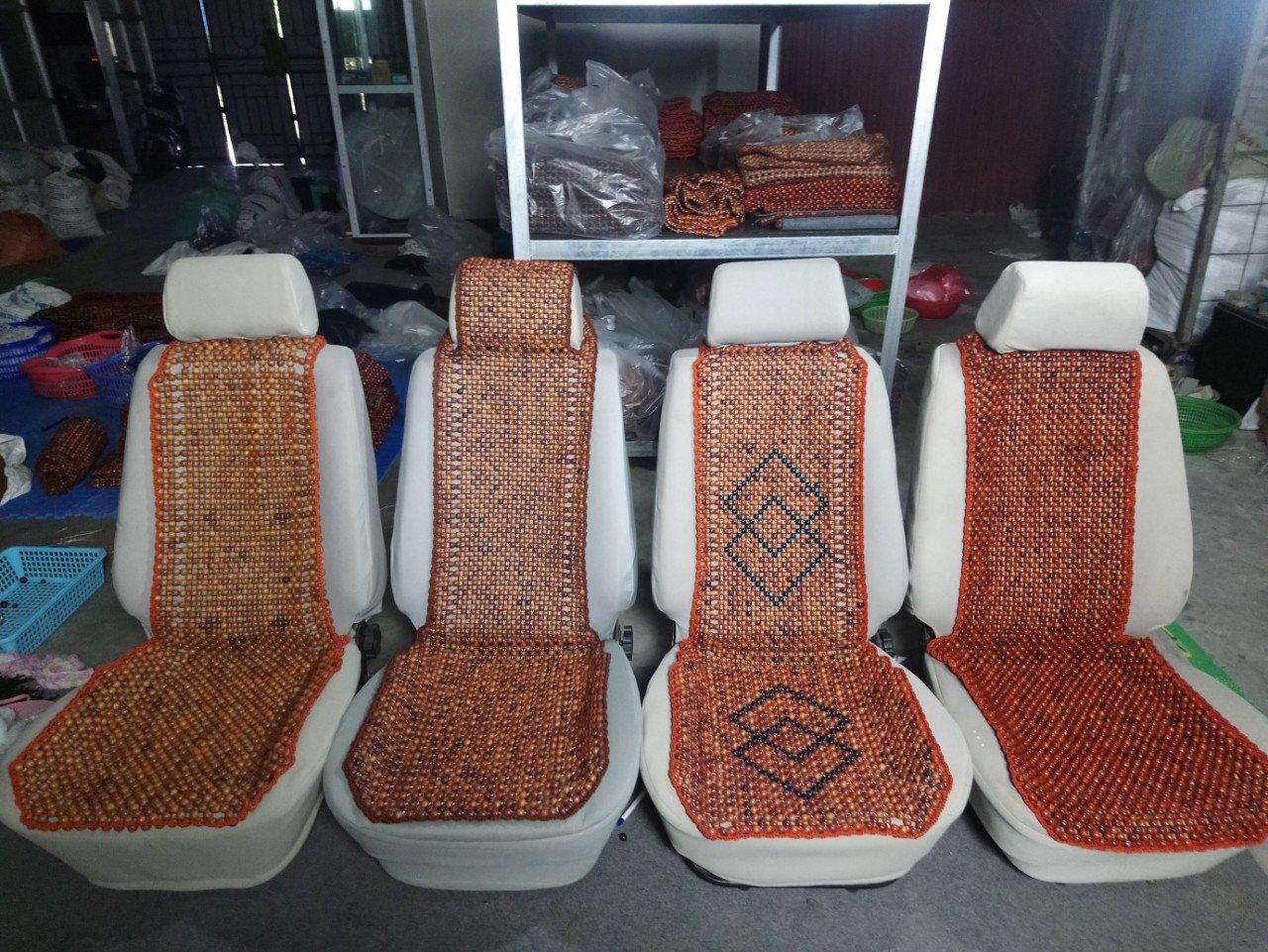 Lót ghế hạt gỗ ô tô