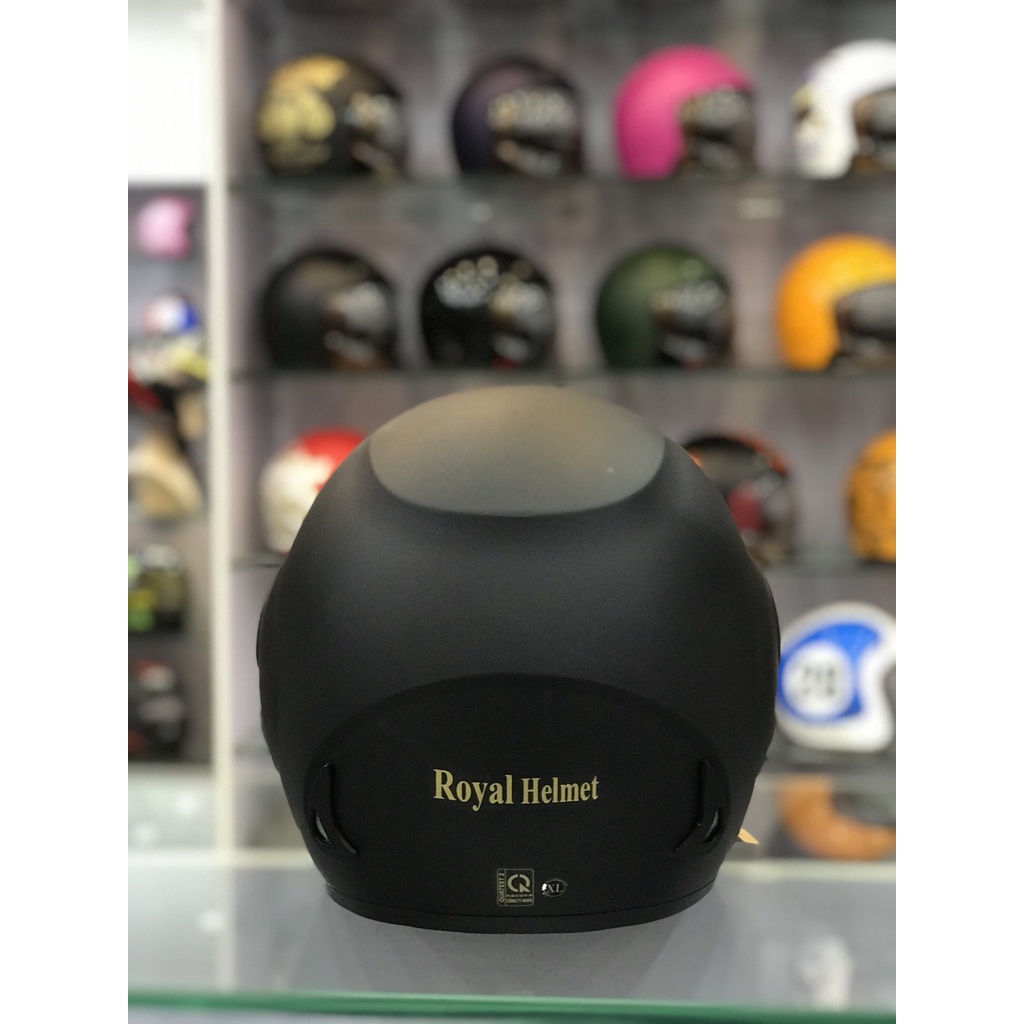 [HCM]Nón bảo hiểm Royal M01 màu đen , bạc