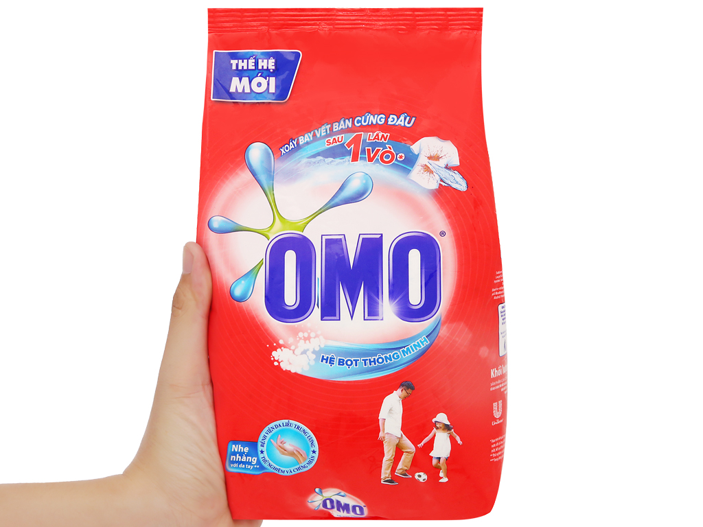 [HCM]Bột giặt OMO hệ bọt thông minh 800g