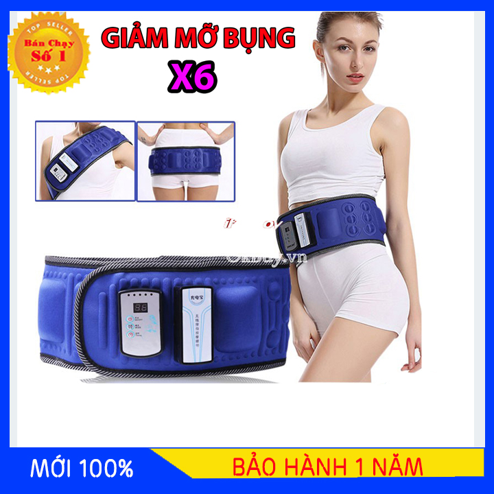 Đai Massage X6 Giảm Mỡ Bụng Pin Sạc Hồng Ngoại, Đai massage giảm mỡ bụng X6 pin sạc hồng ngoại, Đai Massage X6 Giảm Mỡ Bụng Pin Sạc Hồng Ngoại cao cấp, Đai Massage X6 Giảm Mỡ Bụng Pin Sạc Hồng Ngoại đa năng tiện lợi